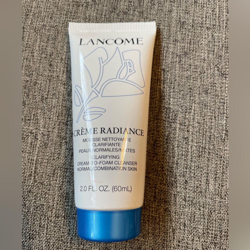 Lancome Crème Radiance Clarifying Cream to Foam Cleanser NEW 2.0 FL OZ Tube
